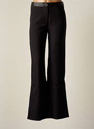 Pantalon evazat mărime normală mărime normală negru CHEMINS BLANCS femme