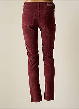 Pantalon slim mărime normală mărime normală roșu CHEMINS BLANCS femeie