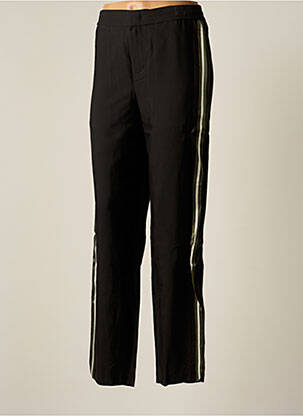 Pantalon slim talie elastică mărime normală negru SET femeie