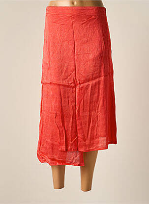 Fustă midi roșu BAKKER MADE WITH LOVE femeie