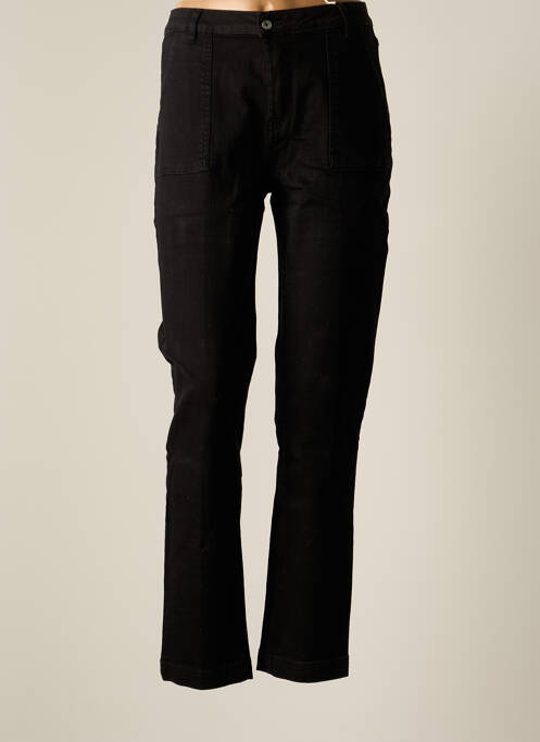 Blugi cu croială slim negru CHEMINS BLANCS femeie