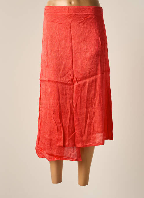 Fustă midi roșu BAKKER MADE WITH LOVE femeie