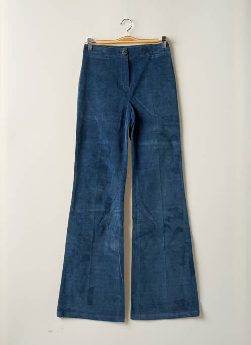 Pantalon drept albastru CHEMINS BLANCS femeie