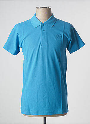 Polo broderie cu motive brodate mâneci scurte albastru TED LAPIDUS bărbat