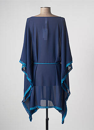 Rochie de plajă mâneci 3/4 albastru SIMONE PERELE femeie