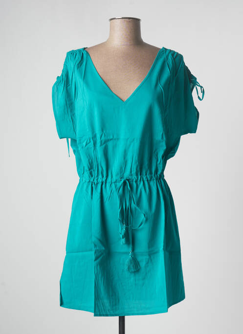 Rochie de plajă croială cambrată albastru SIMONE PERELE femme