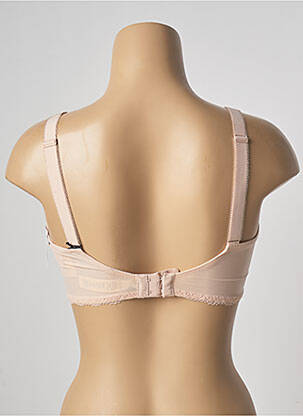 Sutien efect material satinat top sutien modelat roz AUBADE femeie