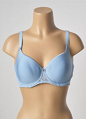 Sutien efect material satinat top sutien modelat albastru AUBADE femeie