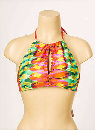 Sutien de costum de baie elasticitate roșu ANTIGEL femeie