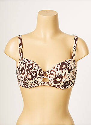 Sutien de costum de baie bej ANTIGEL femeie