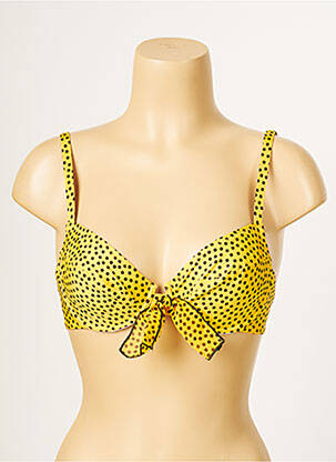 Sutien de costum de baie galben ANTIGEL femeie