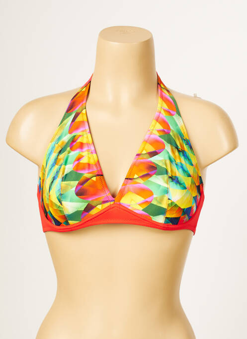 Sutien de costum de baie roșu ANTIGEL femeie