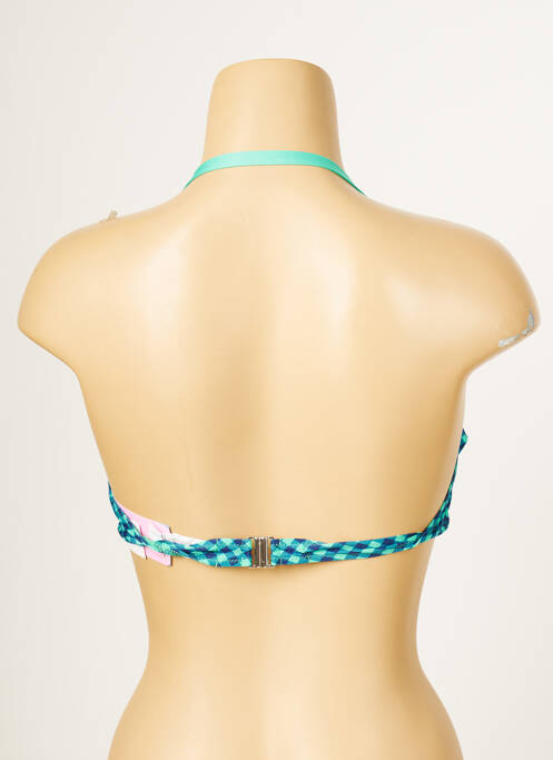 Sutien de costum de baie albastru ANTIGEL femeie