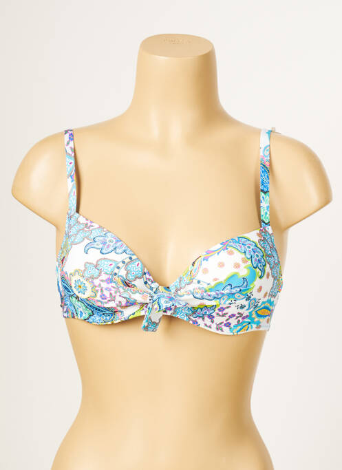 Sutien de costum de baie albastru ANTIGEL femeie