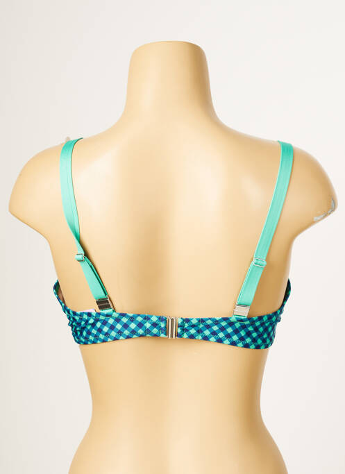 Sutien de costum de baie albastru ANTIGEL femeie