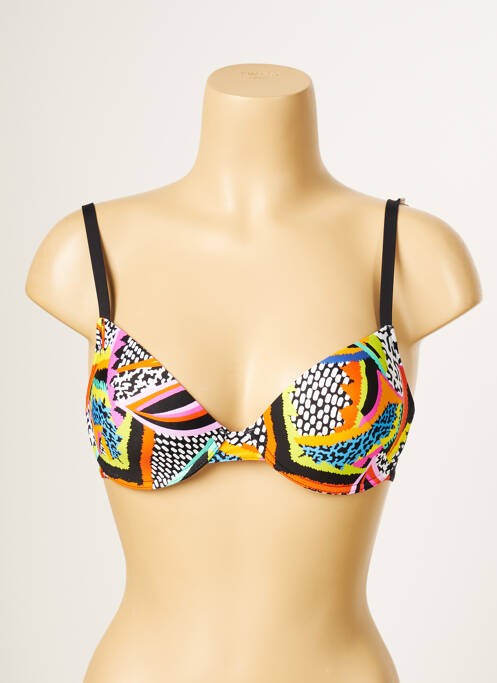 Sutien de costum de baie negru ANTIGEL femeie