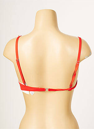 Sutien de costum de baie elasticitate top sutien modelat roșu ANTIGEL femeie