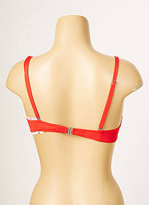 Sutien de costum de baie elasticitate top sutien modelat roșu ANTIGEL femeie