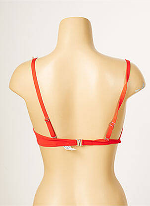 Sutien de costum de baie elasticitate top sutien push-up roșu ANTIGEL femeie