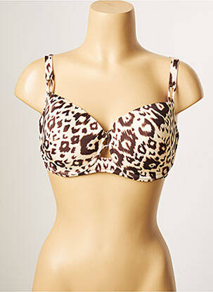 Sutien de costum de baie elasticitate top sutien modelat bej ANITA femeie