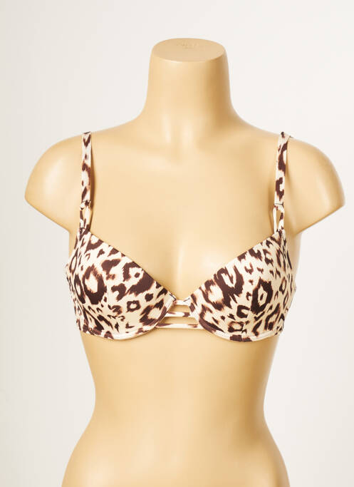 Sutien de costum de baie elasticitate top sutien modelat bej ANTIGEL femme