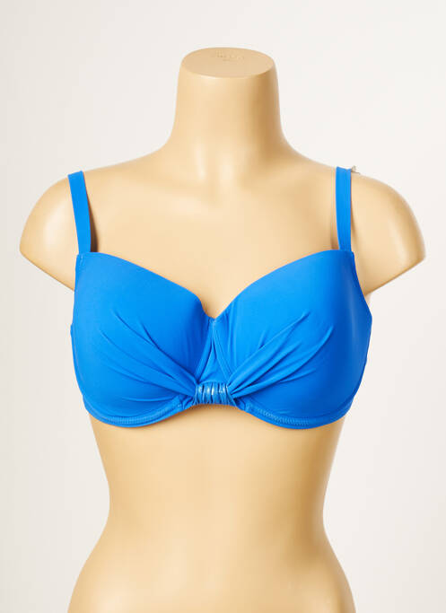 Sutien de costum de baie albastru ANTIGEL femeie