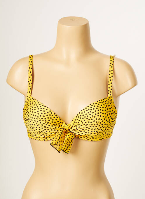 Sutien de costum de baie galben ANTIGEL femeie