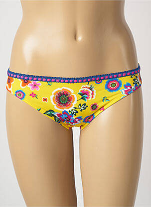 Chiloți de baie galben ANTIGEL femeie