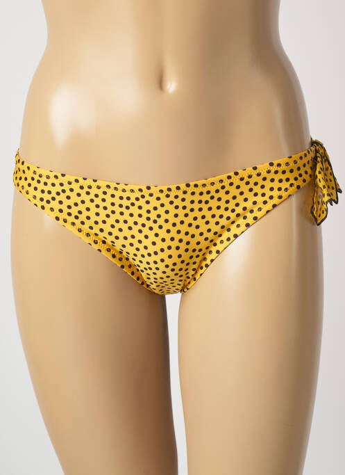 Chiloți de baie galben ANTIGEL femeie