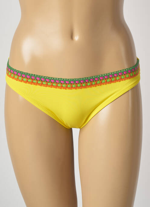 Chiloți de baie galben ANTIGEL femeie