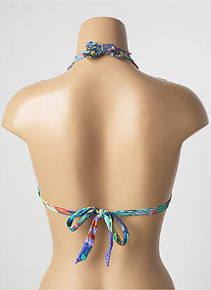 Sutien de costum de baie elasticitate sutien cu susținere înaltă și burete detașabil albastru CHERRY BEACH femeie