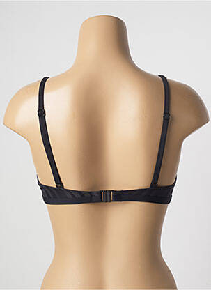 Sutien de costum de baie elasticitate sutien cupe întregi cu decolteu înalt negru CHERRY BEACH femeie