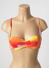 Sutien de costum de baie elasticitate top sutien modelat portocaliu CHERRY BEACH femeie