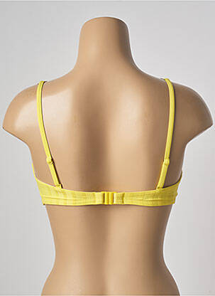 Sutien de costum de baie elasticitate top sutien modelat galben CHERRY BEACH femeie