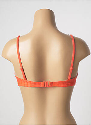 Sutien de costum de baie elasticitate top sutien modelat portocalie CHERRY BEACH femeie