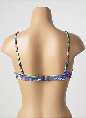 Sutien de costum de baie elasticitate top sutien modelat albastru CHERRY BEACH femeie