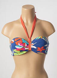 Sutien de costum de baie elasticitate top sutien modelat portocaliu CHERRY BEACH femeie