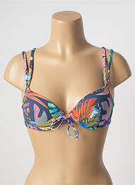 Sutien de costum de baie elasticitate top sutien modelat albastru CHERRY BEACH femme
