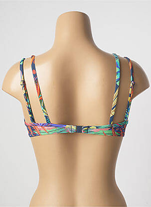 Sutien de costum de baie elasticitate top sutien modelat albastru CHERRY BEACH femeie