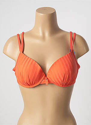 Sutien de costum de baie elasticitate top sutien modelat portocalie CHERRY BEACH femeie