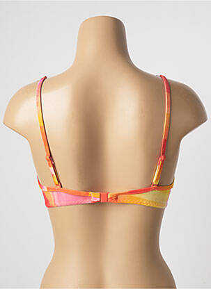 Sutien de costum de baie elasticitate top sutien push-up portocalie CHERRY BEACH femeie