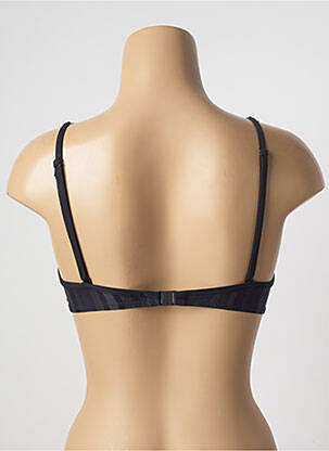 Sutien de costum de baie elasticitate top sutien push-up negru CHERRY BEACH femeie