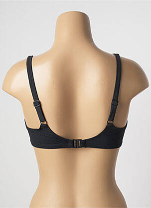 Sutien de costum de baie elasticitate sutien cupe întregi cu decolteu înalt negru BESTFORM femeie