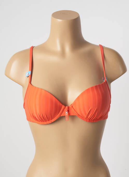 Sutien de costum de baie elasticitate top sutien modelat portocaliu CHERRY BEACH femme