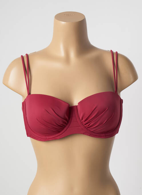 Sutien de costum de baie roșu BELCOR femeie
