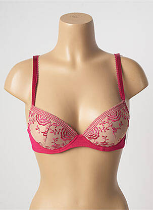 Sutien broderie top sutien modelat roz AUBADE femeie