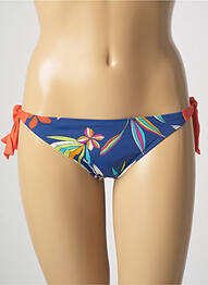 Chiloți de baie microfibre bikini albastru CHERRY BEACH femeie