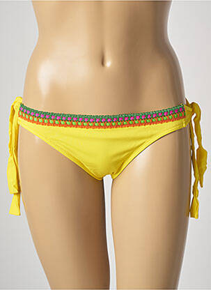 Chiloți de baie galben ANTIGEL femeie
