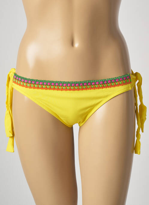 Chiloți de baie galben ANTIGEL femeie