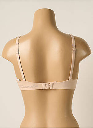 Sutien efect material satinat top sutien modelat roz CHANTELLE femeie